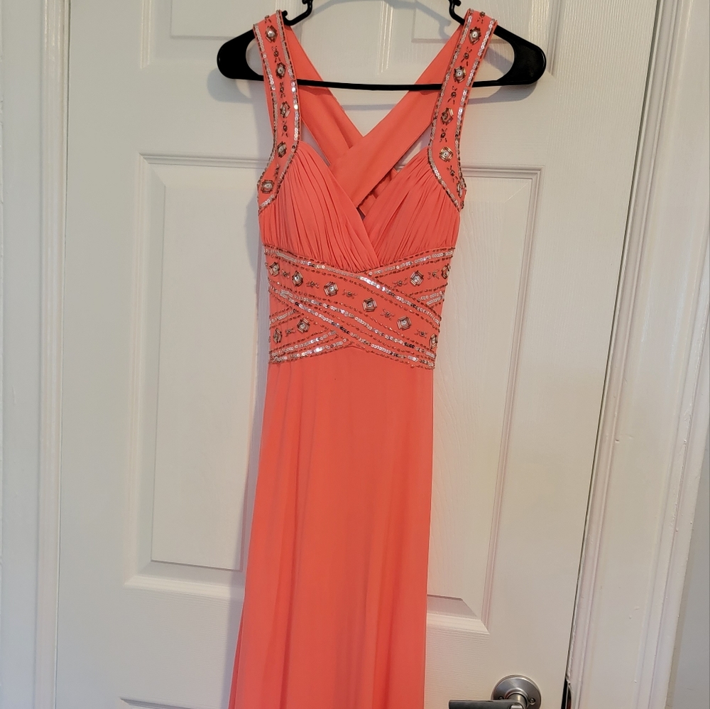 Hailey Logan coral size 1/2 long dress